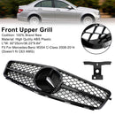 W204 C-Class 2008-2014 Benz Front Bumper Grill Replacement Grille Black Radiator Generic