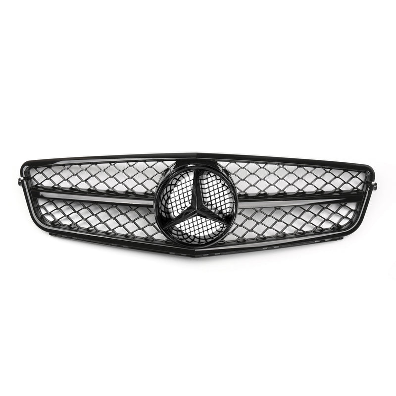 W204 C250 C350 2008-2014 Mercedes Benz AMG Style Gloss Black Grill Replacement Grille Generic
