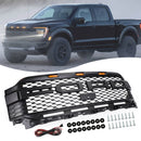 2021-2023 Ford F150 Raptor Replacement ABS Front Bumper Grille Grill W/ LED