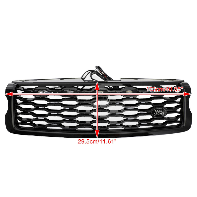 2013-2017 Land Rover Range Rover Vogue L405 Front Bumper Grill Grille W/LED