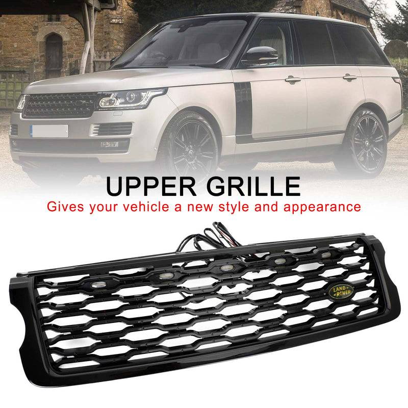 2013-2017 Vogue L405 Land Rover Range Rover Front Upper Grill Grille W/LED