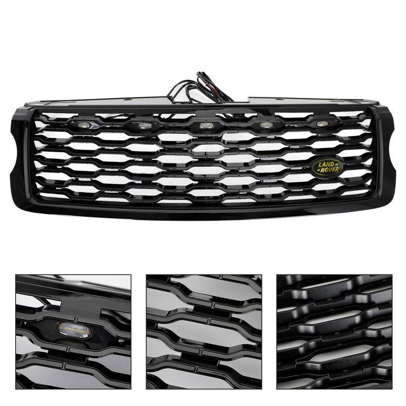 2013-2017 Vogue L405 Land Rover Range Rover Front Upper Grill Grille W/LED