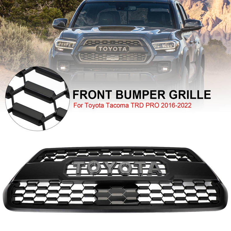 Toyota Tacoma TRD PRO 2016-2023 Front Bumper Hood Grille With Sensor Cover