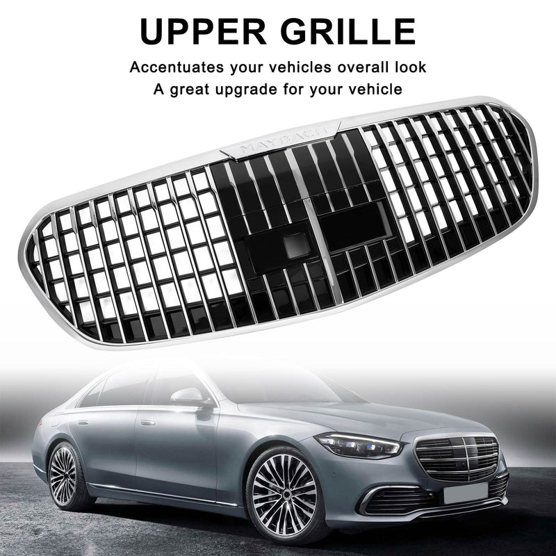 2021+ Mercedes Benz S Class W223 S450L S500 S580 Maybach Style Grille Grill