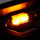 Nissan Frontier | 2009-2019 | Matte Black Grille | Nissan Letter + Amber LED Lights