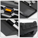 2009-2019 Nissan Frontier Black Front Bumper Grille Grill W/ Led Lights