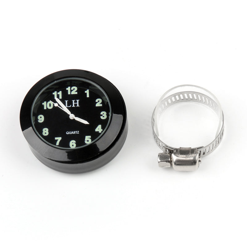 Universal 7/8 to 1 Motorcycle Handlebar Bar Mount Clock Watch for Cruiser