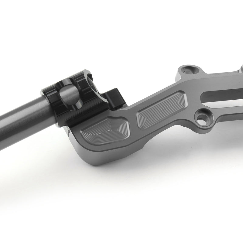 CNC Clipon Adapter Plate & 22mm Handlebar Kit For Ducati Scrambler 2015-2017 Generic