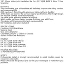 7/8 22mm Motorcycle Handlebars High-Rise Drag Bar For BMW R NINE T 2017 2018 Generic