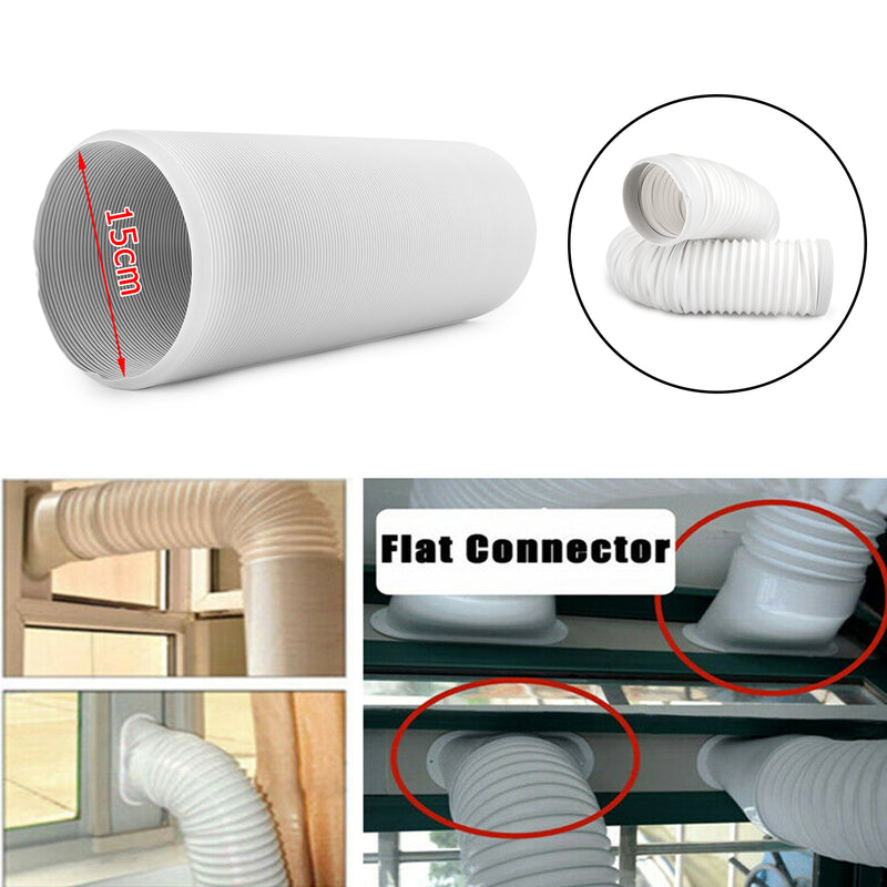 Universal Portable Air Conditioner Exhaust Hose- 6 inch Width, Extra 79" Long