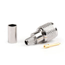 10Pcs Mini-UHF Male Crimps Connector For RG-58/U Cable Motorola Radio Antenna