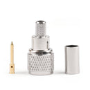 10Pcs Mini-UHF Male Crimps Connector For RG-58/U Cable Motorola Radio Antenna