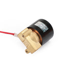 1/4" AC 220V Brass Normally Closed Electric Solenoid Valve BSP Gas Water Air N/C