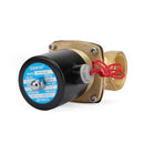 AC 220V G1-1/2" Brass Electric Solenoid Valve for Water Air Gas Normally Closed