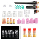 31Pcs TIG Welding Torch Stubby Gas Lens