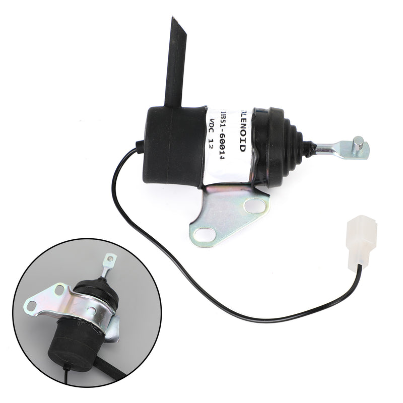 16851-60014 Fuel Shut Off Solenoid For Kubota BX2230D RTV900R RTV900T 052600-453