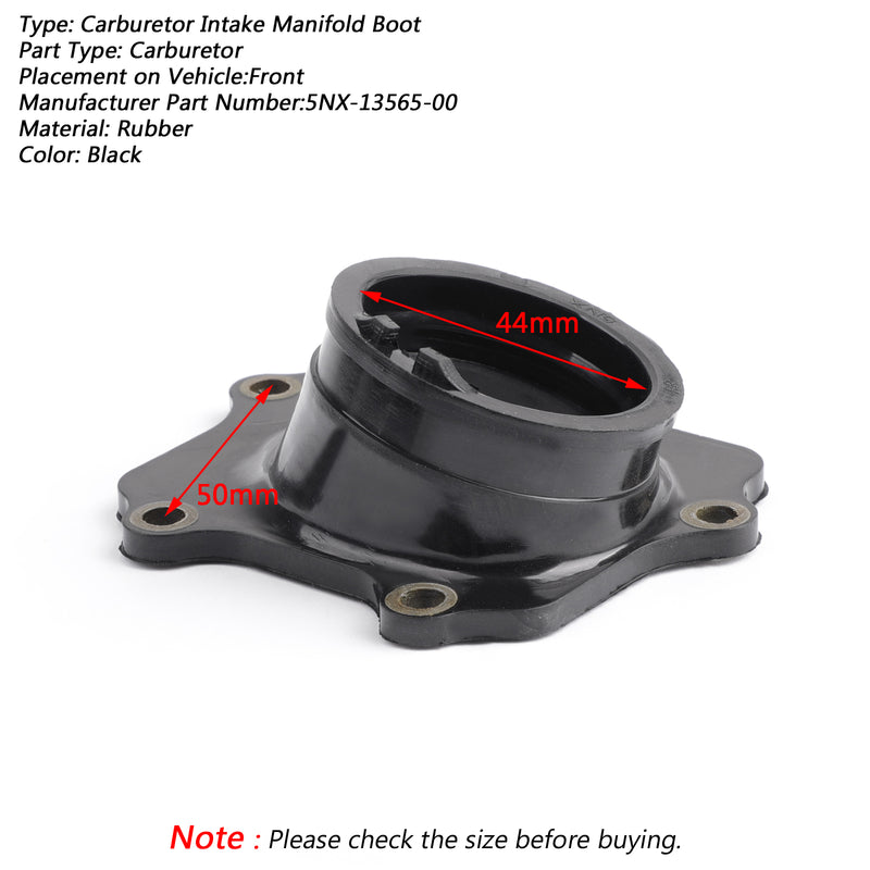 Throttle Body Intake Manifold Boot For Yamaha YZ250 2002-2018 YZ250X 2016-2018 Generic