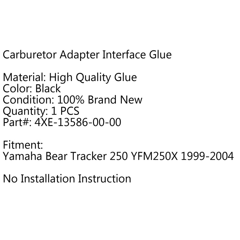 Carb Intake Manifold Boots 4XE-13586-- For Yamaha Bear Tracker 25 YFM25X