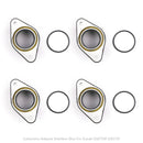 4x Carb Intake Manifold Boots For Suzuki GSXR750 GSX750F Katana 750 1898-1998 Generic