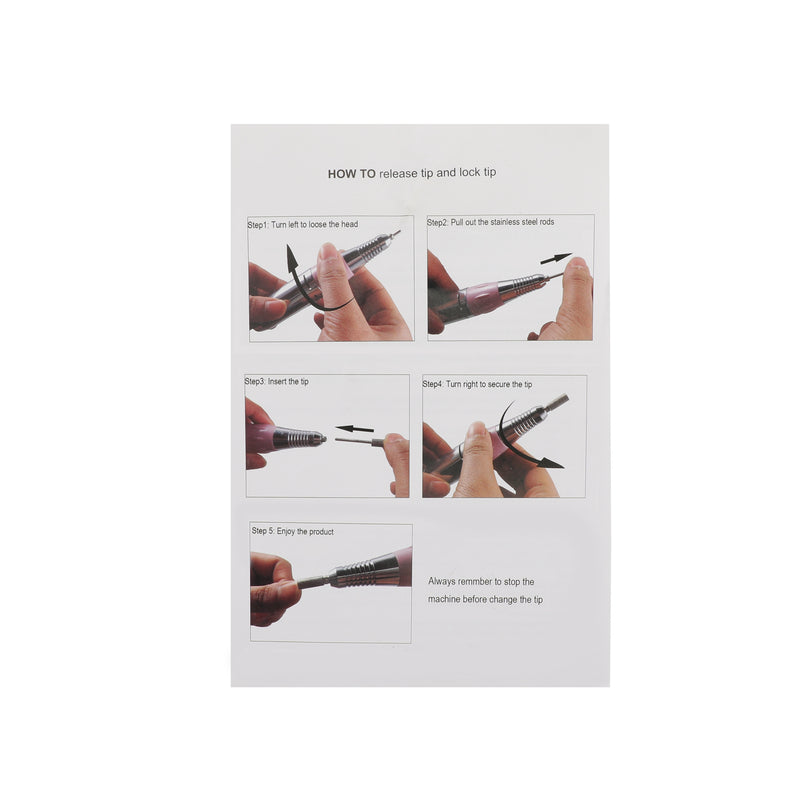Professional Electric Nail File Drill Manicure Tool Pedicure Machine 30000RPM US