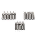 22pcs Stainless Steel Tattoo Tips Needles Tube Nozzle Tip Set Kit