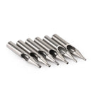 22pcs Stainless Steel Tattoo Tips Needles Tube Nozzle Tip Set Kit