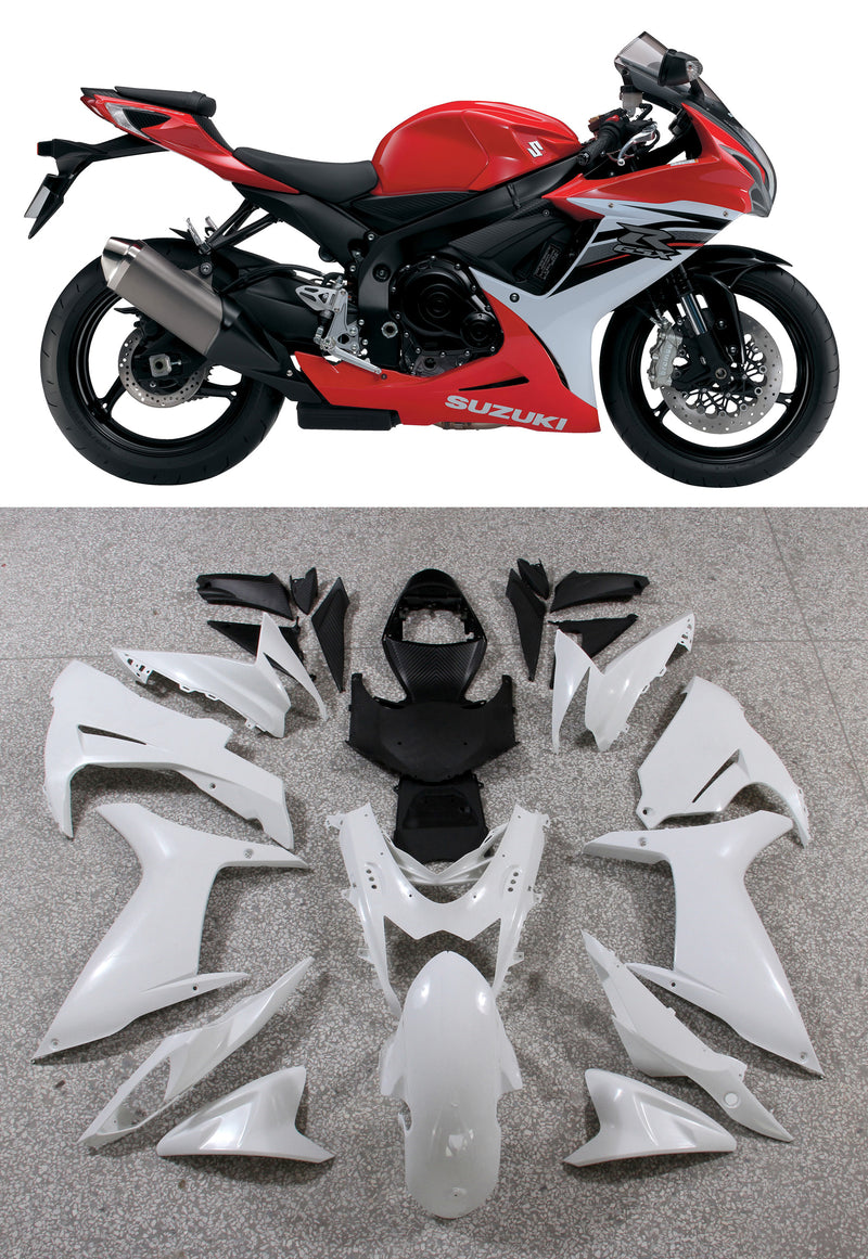 Fairings Plastics 2011-2023 Suzuki GSXR600 GSXR750 K11 Red White GSXR Generic