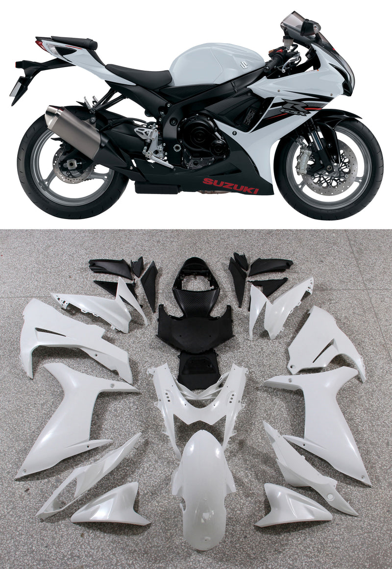 Fairings Plastics 2011-2024 Suzuki GSXR600 GSXR750 K11 White GSXR Generic