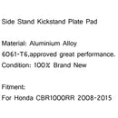 Kickstand Side Stand Support Plate Pad For Honda CBR1000RR 2008-2015 Generic