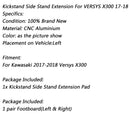 KAWASAKI 2017-2018 Versys-X 300 Kickstand side stand extension enlarger pad