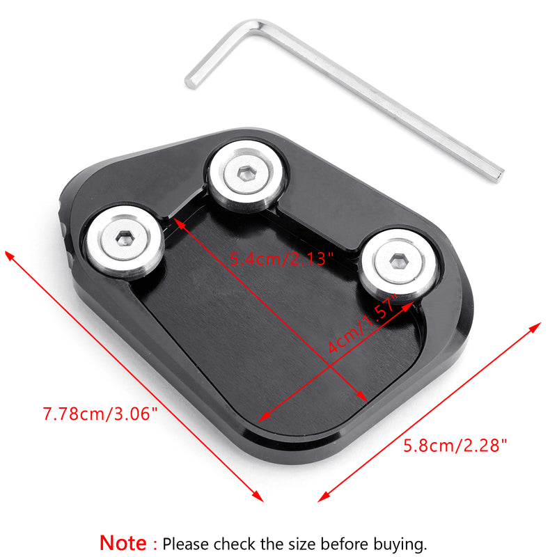 1x Kickstand Side Stand Extension Enlarger Pad For Honda CBR250RR 2017-2018 Generic