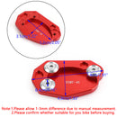 Kickstand Sidestand Extension Foot Plate Pad For KAWASAKI ER6N ZX6R Z1000 ZX10R