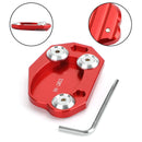 Kickstand Sidestand Extension Foot Plate Pad For KAWASAKI ER6N ZX6R Z1000 ZX10R
