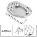Kickstand Sidestand Extension Foot Plate Pad For KAWASAKI ER6N ZX6R Z1000 ZX10R