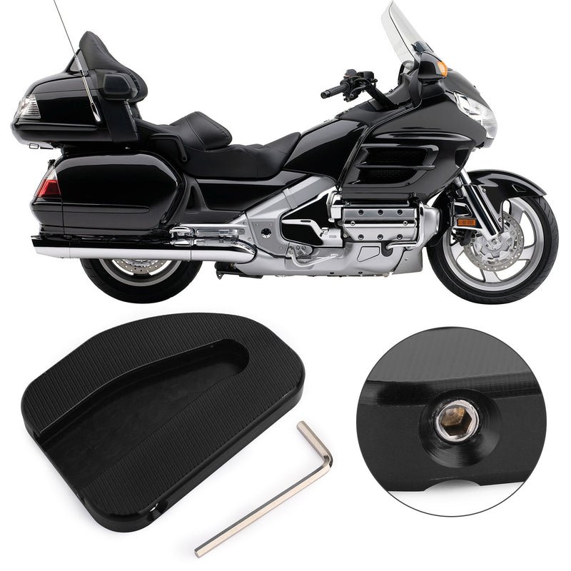 Kickstand Sidestand Extension Foot Plate Pad For Honda GoldWing GL1800 2010-2017