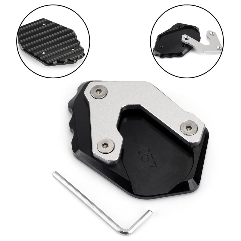 CNC Moto Side Stand Extension Kickstand Enlarger Plate For BMW F750GS 2018-2019 Generic