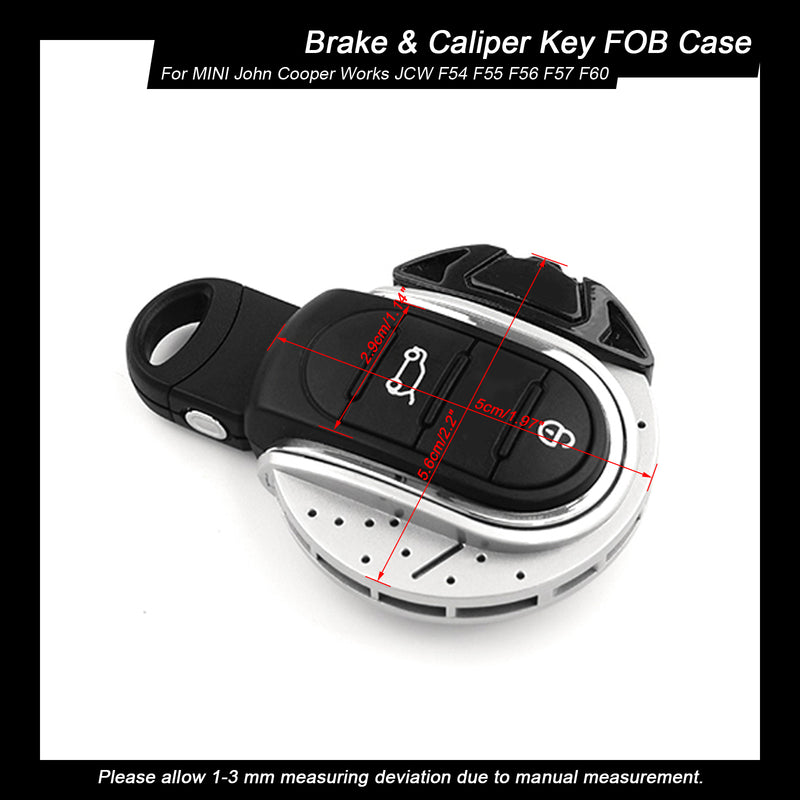 Brake & Caliper Key FOB Case For MINI John Cooper JCW F54 F55 F56 F57 F60 Red