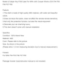 Brake & Caliper Key FOB Case For MINI John Cooper Works JCW F54 F55 F56 F57 F60 Generic