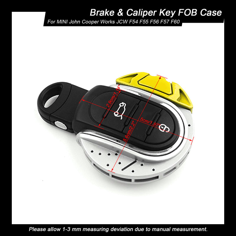 Brake & Caliper Key FOB Case For MINI John Cooper Works JCW F54 F55 F56 F57 F60 Generic
