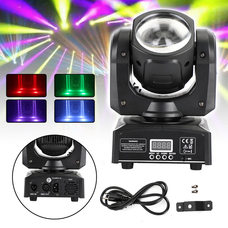 LED Moving Head Stage Lighting RGBW DMX DJ Beam Light Stage Sharpy Light Strobe