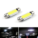 2 pcs Car Auto 39mm COB 12SMD Canbus Festoon Interior Panel Light Bulb led 12V