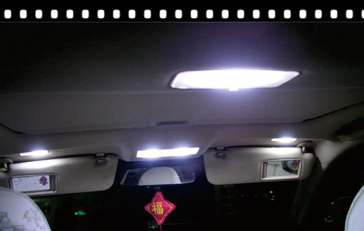 2 pcs Car Auto 39mm COB 12SMD Canbus Festoon Interior Panel Light Bulb led 12V Generic
