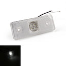 1 X 12V Marker White Side Front LED Light Trailer Truck Lorry Camper Van Bus