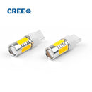 2x 12V Yellow 7.5W COB LED T20/7440 Indicator Turn Signal Light Bulb Lamp
