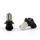 2x 12V 6500K White 9W COB 5630 LED H4/9003/HB DRL Fog Lamp Light Bulb