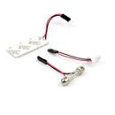 White COB LED Panel Interior Dome lights lamp T10 Festoon Ba9s Adapter Generic