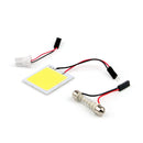 White COB LED Panel Interior Dome lights lamp T10 Festoon Ba9s Adapter Generic