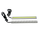 10x 17cm Blue COB Car LED Lights DRL Fog Daytime Driving Lamp Waterproof DC12V Generic