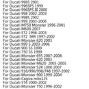 Ignition Switch Lock & Fuel Gas Cap Key For Ducati 998 996 916 999 9 Monster