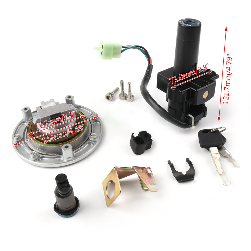 Ignition Switch Lock Fuel Gas Cap Key Set For Honda CB75 F2 92-1 CB13 98-2